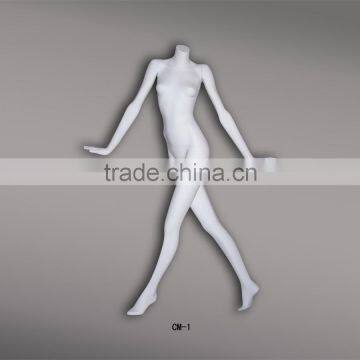 New design standing egg head sexy female mannequin black female model