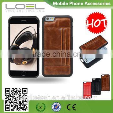 Top quality Retro & Classic big discount Leather Phone Case For iphone 6S , popular for markets