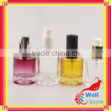 Dark Violet Glass Cosmetic Bottle and Jar Lotion Bottle Cosmetic Bottle J5-047R