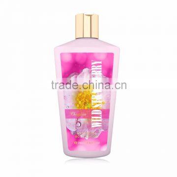 Chicphia 250ml/8.4 fl.oz OEM white tea aloe body lotion wild strawberry