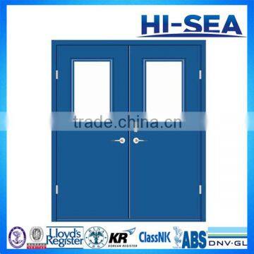 ABS CCS BV Marine A60 A30 A15 B15 B0 Double-Leaf Steel Fire Door for Ship photo-2