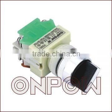 ONPOW 2 position selector switch(Y090-11X,22MM,CE,VDE,ROHS)