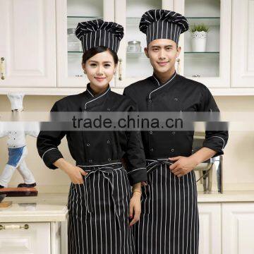 customized cotton/polyester chef coat uniform
