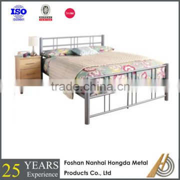 Cheap furniture king bed metal headboard