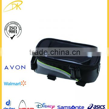 Bicycle Frame Pannier and Front Tube Cell Phone Bag, waterproof bag for cell phone