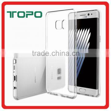 Ultra thin Slim Soft TPU Clear transparent Mobile Phone Cover back Case For Samsung Galaxy Note 7