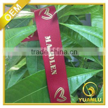 wholesale printed grosgrain ribbon polyester decoration ribbon