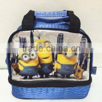 School Insulated Cooler Bag Sanck Bag -Cute Min ion