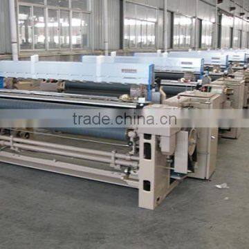 190Single pump 2-nozzle Plain shedding water jet loom with Electronic weft feeder for sale in qingdao