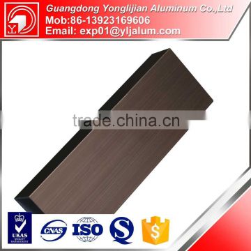 2015 China bronze polishing aluminium profile extrusion fast sell