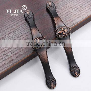 Coffee Red Bronze Import Cabinet Hardware Zamak Drawer Handles Pull