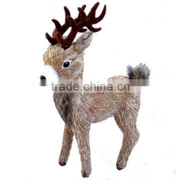 43cm artificial grass DEER christmas ornament DECORATION