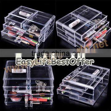 custom acrylic cosmetic displays/acrylic makeup display stand/acrylic makeup display cases