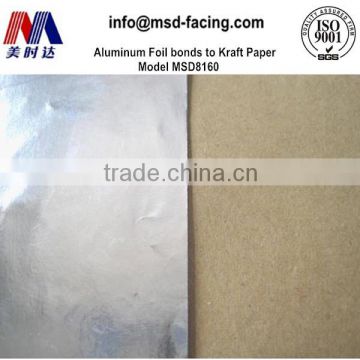 foil laminated kraft paper of other heat insulation material for radiant barrier