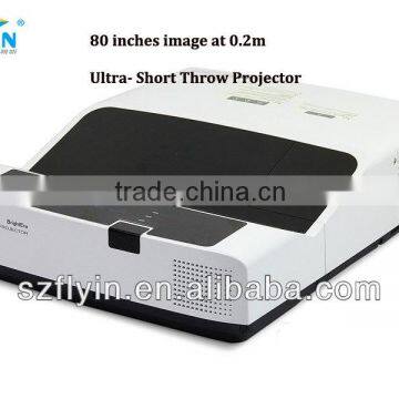 Home Cinema 4K Throw Ratio 0.32:1 80 inches image at 0.2m School interactive Ultra short throw Projector