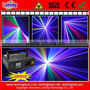 Multi color laser light show dj light