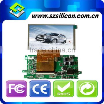 low price high resolution 3.5 inch tft lcd screen control board with 2 way CVBs