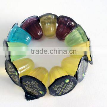 Fruit flavoured jelly shot with 12% Alcohol/Vodka