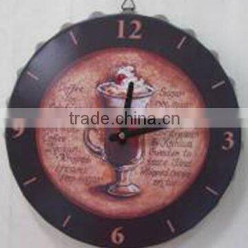 alibaba website wrought iron home decoration with clock