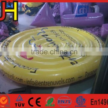 Factory Sales Floating Inflatable Round Mattress On Water Pool