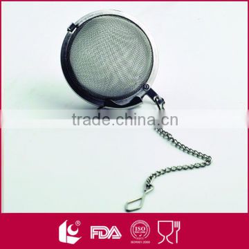 FDA LFGB approved stainless steel loose tea leaf infuser