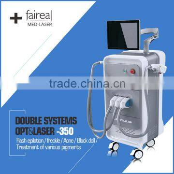 On Sale Professional Manufacturer 3 Handles Elight Rf Machine