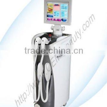 Abdomen IPL&808 Diode Laser 2011 New Asian One CE Female IPL Beauty Machine For Hair Removal And Skin Rejuvenation