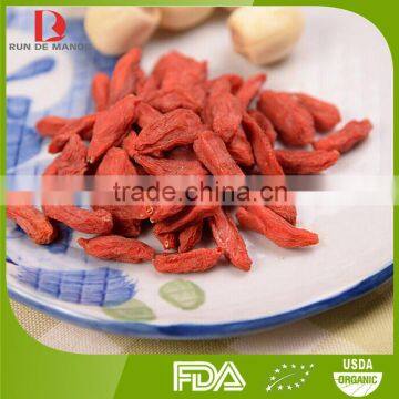 HOT SALE organic certification bulk goji berries/wolfberry from China/wholesale red goji