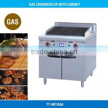 Commercial Gas Grill - Lava Rock, 113 KG, 19132 BTU, TT-WE153A