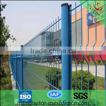 steel mesh fence / triangle bending fence / 3D curved welded wire mesh panel fence