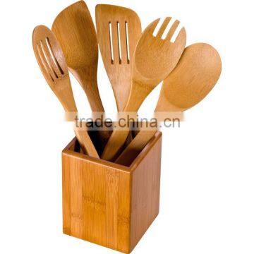 Manufacturer bamboo kitchen utensils cooking tool food use