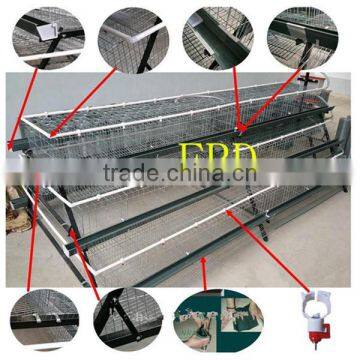 High quality Q235 steel metal wire material chicken cages/uganda poultry farm automatic chicken layer cage