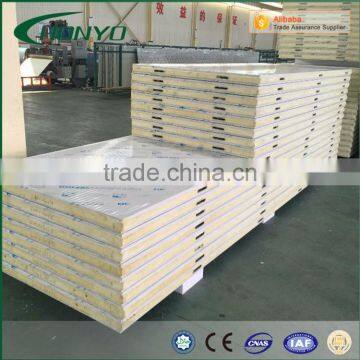 ShanDong HONYO High Quality Insulated Color Steel Polyurethane Sandwich Panel for Wall and Roof