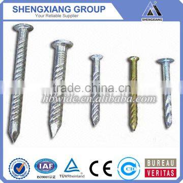 Competitive price Concrete Nails!! Fluted Shank Concrete Nails Factory on Hot Sale!!!