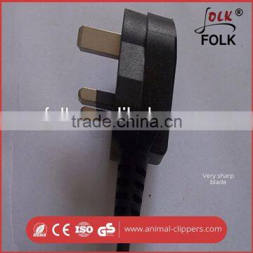 Factory supply 3 pin plug for animal clipper hot selling