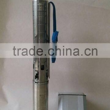 China Manufacturer Big Horse Power Large Flow Rate DC Solar Deep Well Submersible Pump for agriculture,farm etc