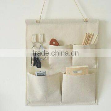 Over the Door Magazine Storage Pockets, Wall Door Closet Hanging Storage Bag Organizer photo-2