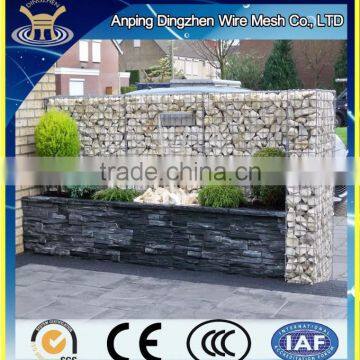 Decoration Garden With Gabionen, Wire Baskets, Stone Wall