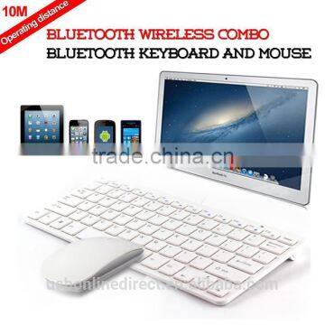 Hot sell wireless bluetooth combo bluetooth keyboard and bluetooth mouse