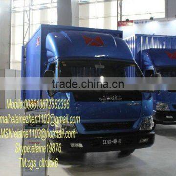 JMC 4*2 cargo van truck sale