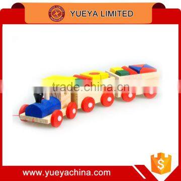 Small Size 3 Parts Assembling Train Toys