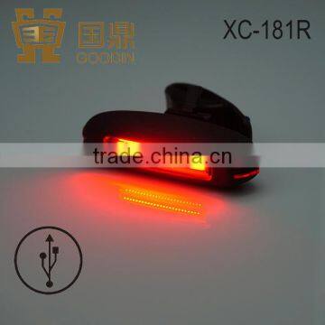 COB Red LED Bicycle Rear Light,usb Rechargeable,silicon Bicycle Light photo-4