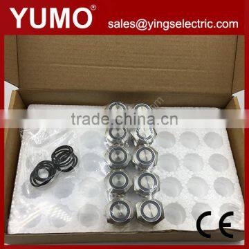 19mm LA19-AJS11EW12VS Metal Push Button Stainless Steel photo-2