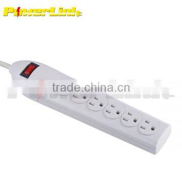 H80130 UL/CUL 6 outlet power strip with surge protectors / power bar / power sockets