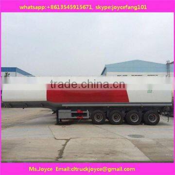 50cbm aluminum tank semi-trailer oil tanker trailer 50000 liters fuel tank semi trailer