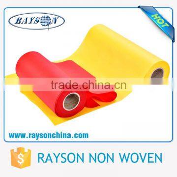 China Leading Brand Rayson High Quality Stable Uniformity 9-150grs/m2 Eco-friendly Polypropylene Non Woven Fabric Manufacturer photo-5