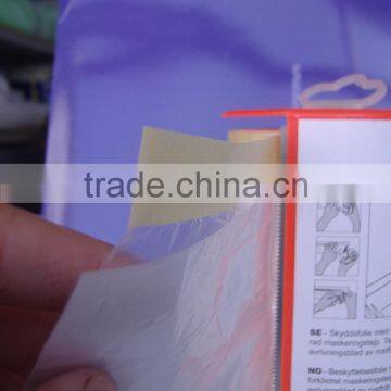 550mm*33M pre-taped masking film for auto use