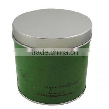 custom round tin metal box