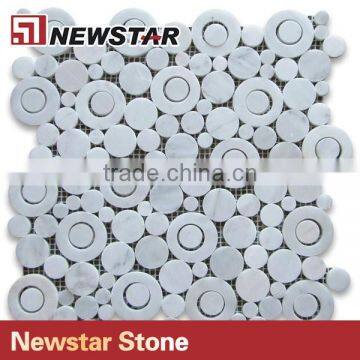 Newstar Factory Supply Circle Round Patterns Marble Polishing Mosaic photo-3