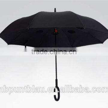 New Car Straight Upside Down Reverse Umbrella With c Handle photo-3